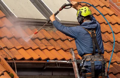 Démoussage et hydrofuge de toiture à la Godivelle